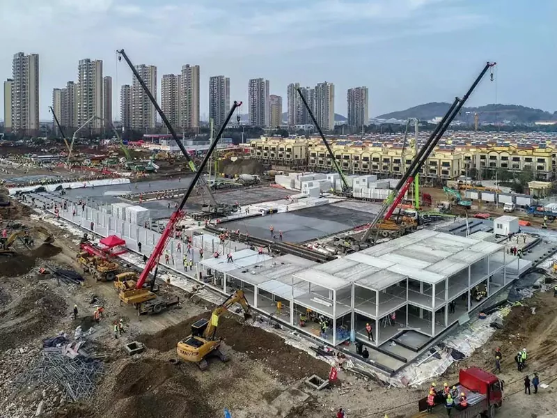 Bangunan hospital struktur keluli modular