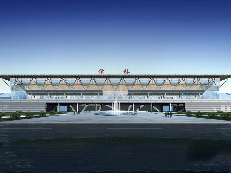 Terminal udara keluli pasang siap