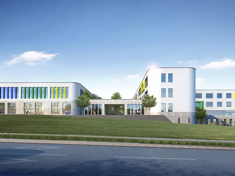 Bangunan Sekolah Struktur Keluli Prefabricated