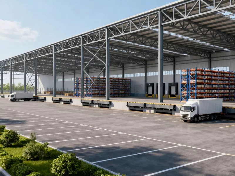 Bangunan pusat pengedaran struktur keluli Bangunan pusat pengedaran struktur keluli